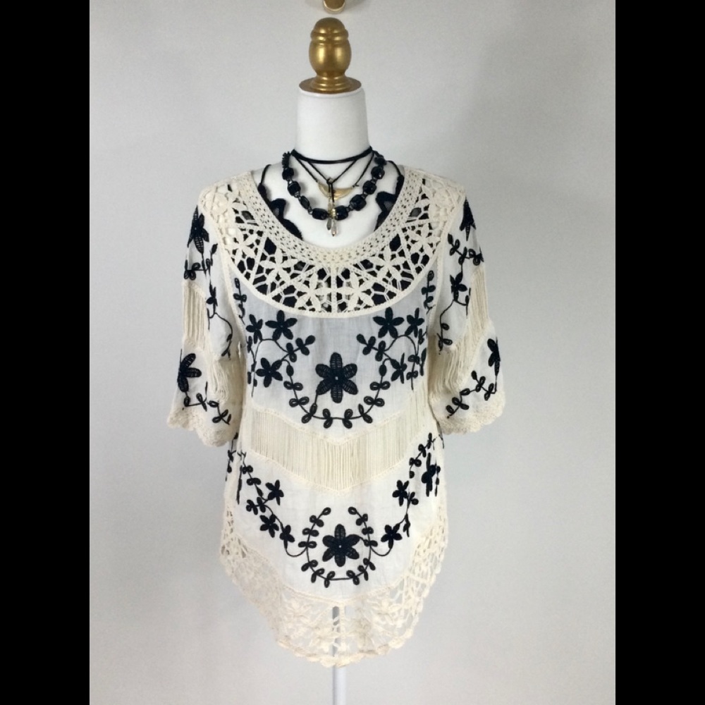 🔥🔥Anthropologie Oliver By Escio Tunic Black …